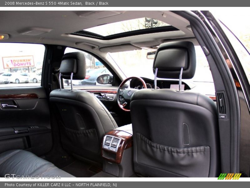 Black / Black 2008 Mercedes-Benz S 550 4Matic Sedan