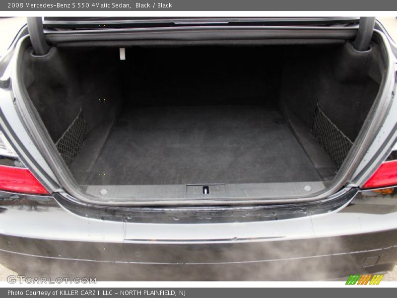 Black / Black 2008 Mercedes-Benz S 550 4Matic Sedan