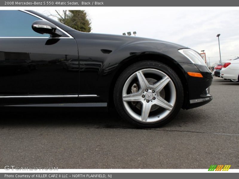 Black / Black 2008 Mercedes-Benz S 550 4Matic Sedan