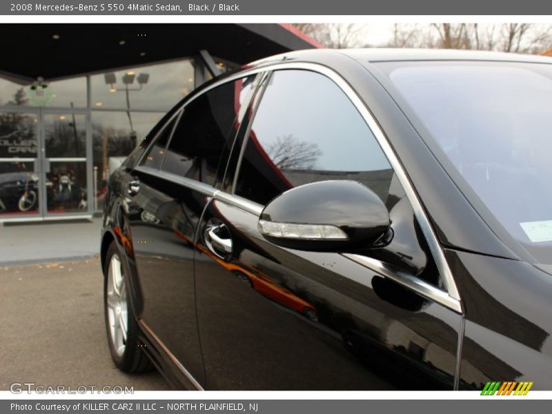 Black / Black 2008 Mercedes-Benz S 550 4Matic Sedan