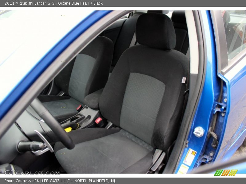 Octane Blue Pearl / Black 2011 Mitsubishi Lancer GTS