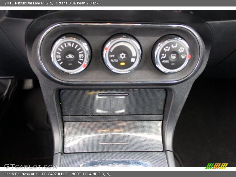 Octane Blue Pearl / Black 2011 Mitsubishi Lancer GTS