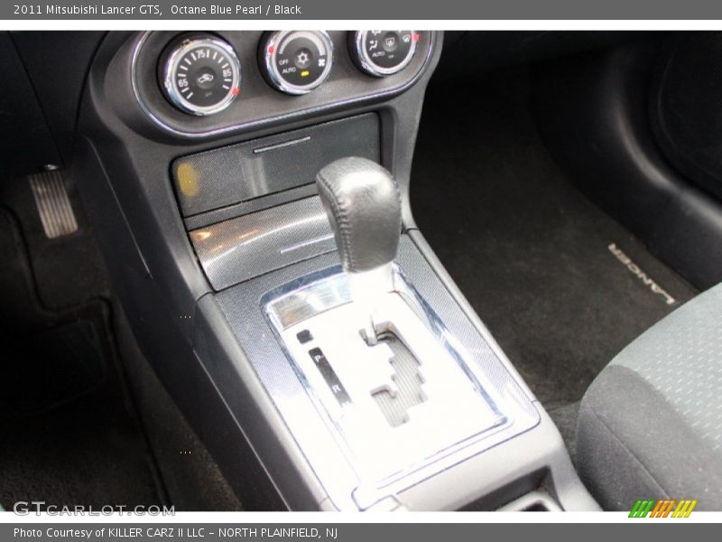 Octane Blue Pearl / Black 2011 Mitsubishi Lancer GTS