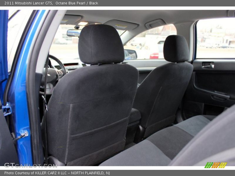 Octane Blue Pearl / Black 2011 Mitsubishi Lancer GTS