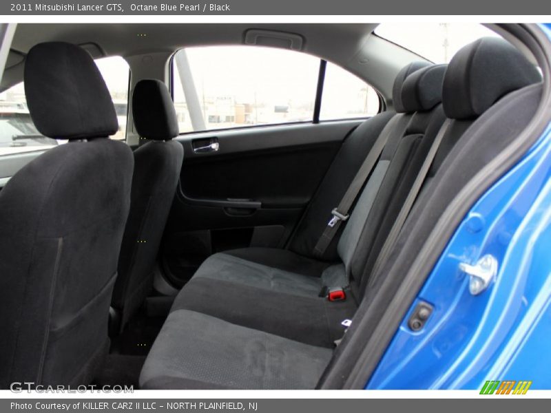 Octane Blue Pearl / Black 2011 Mitsubishi Lancer GTS