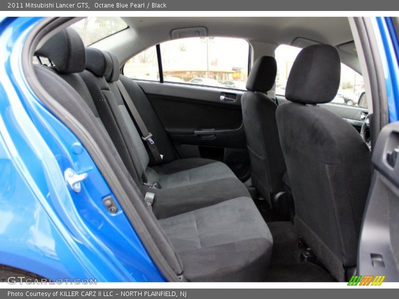 Octane Blue Pearl / Black 2011 Mitsubishi Lancer GTS