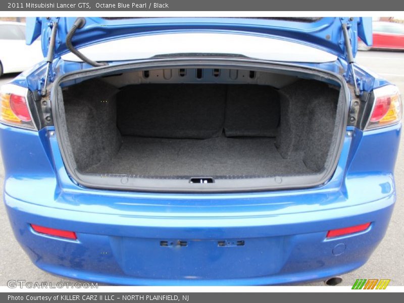 Octane Blue Pearl / Black 2011 Mitsubishi Lancer GTS