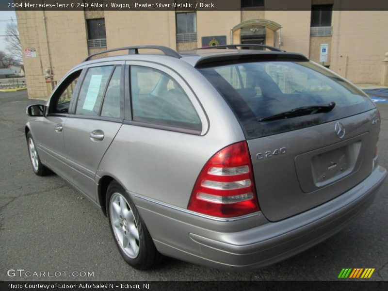 Pewter Silver Metallic / Black 2004 Mercedes-Benz C 240 4Matic Wagon