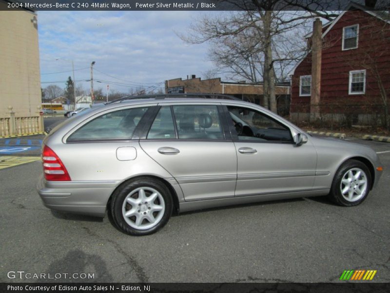 Pewter Silver Metallic / Black 2004 Mercedes-Benz C 240 4Matic Wagon