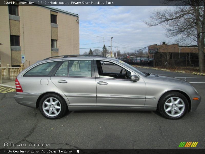 Pewter Silver Metallic / Black 2004 Mercedes-Benz C 240 4Matic Wagon