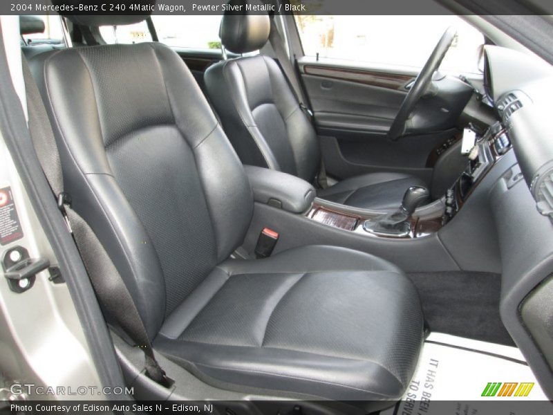 Pewter Silver Metallic / Black 2004 Mercedes-Benz C 240 4Matic Wagon