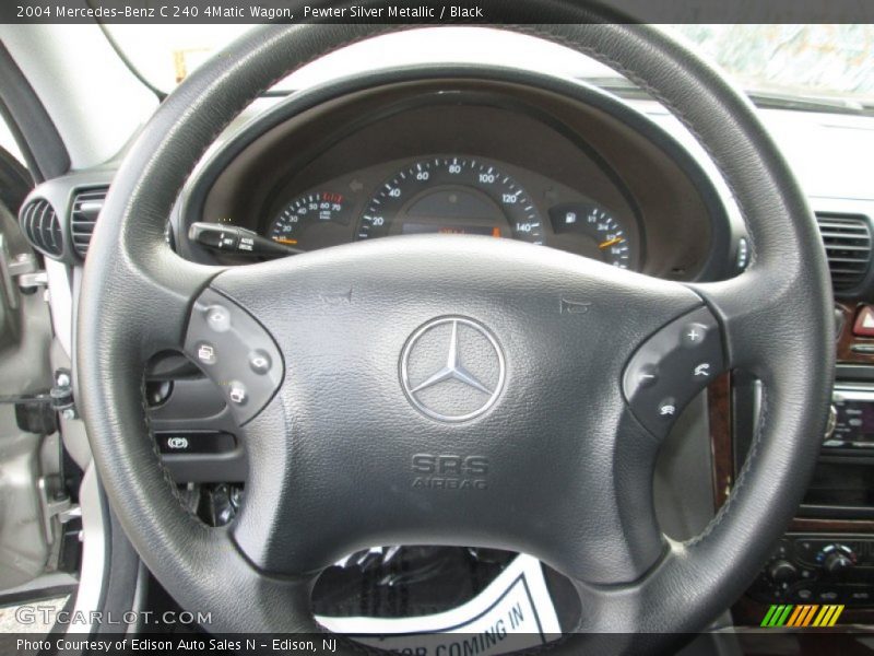 Pewter Silver Metallic / Black 2004 Mercedes-Benz C 240 4Matic Wagon