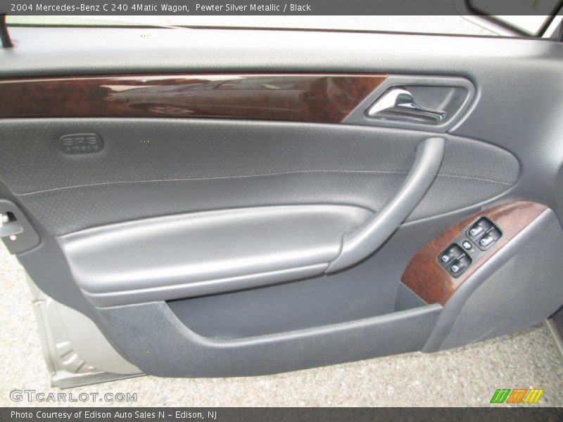 Pewter Silver Metallic / Black 2004 Mercedes-Benz C 240 4Matic Wagon