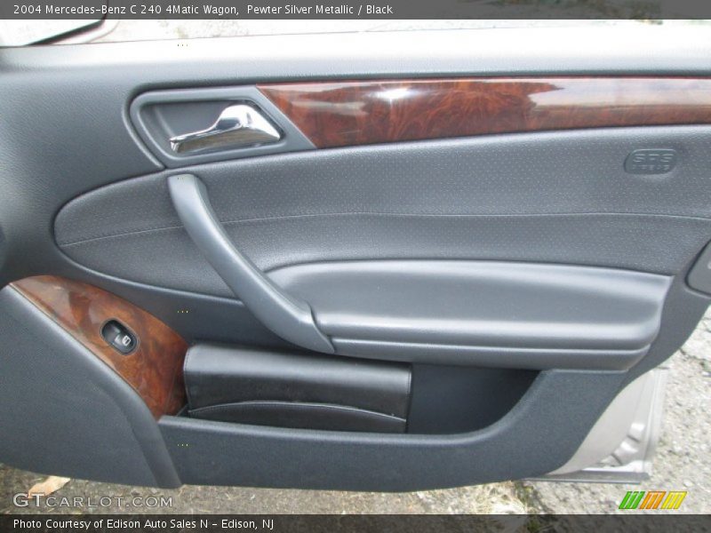 Pewter Silver Metallic / Black 2004 Mercedes-Benz C 240 4Matic Wagon