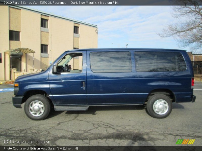  2010 E Series Van E350 XL Passenger Dark Blue Metallic