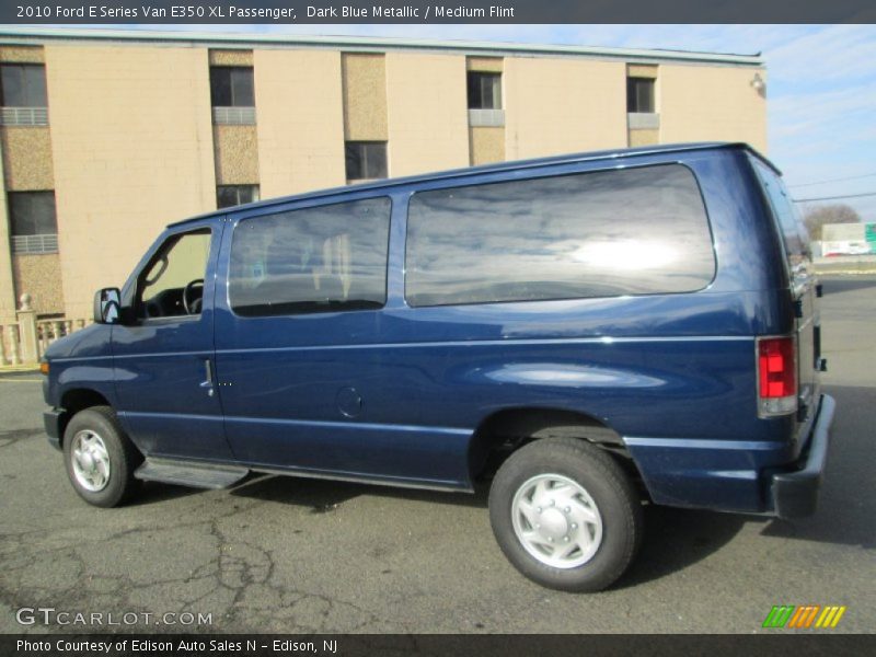 Dark Blue Metallic / Medium Flint 2010 Ford E Series Van E350 XL Passenger