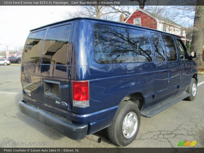 Dark Blue Metallic / Medium Flint 2010 Ford E Series Van E350 XL Passenger