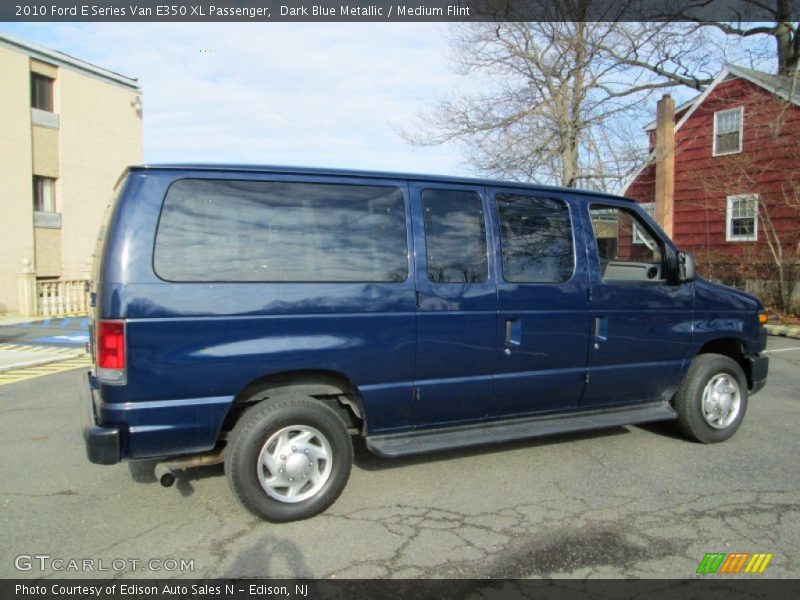 Dark Blue Metallic / Medium Flint 2010 Ford E Series Van E350 XL Passenger