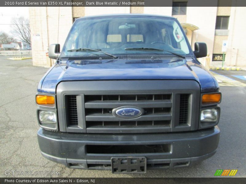 Dark Blue Metallic / Medium Flint 2010 Ford E Series Van E350 XL Passenger