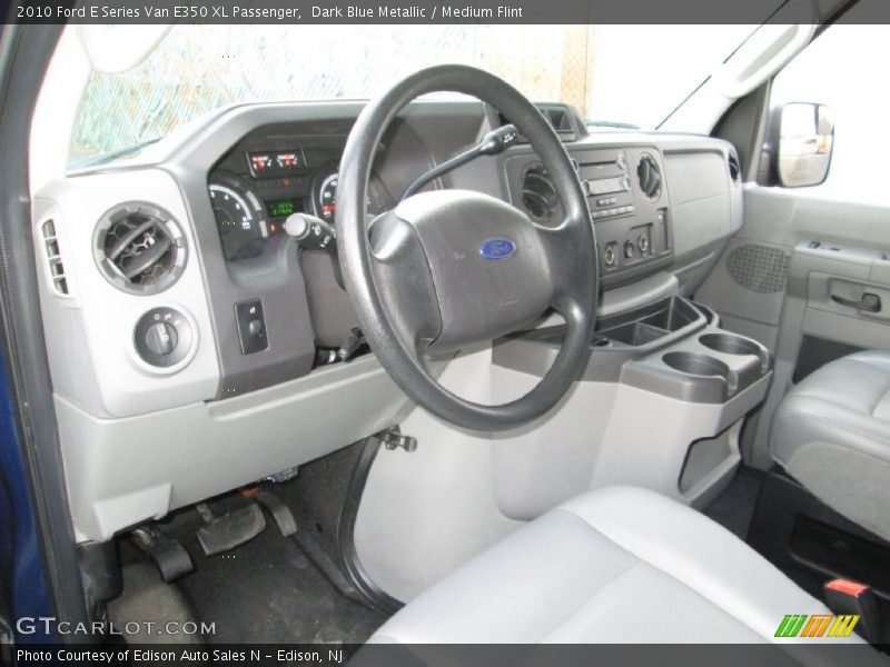Medium Flint Interior - 2010 E Series Van E350 XL Passenger 