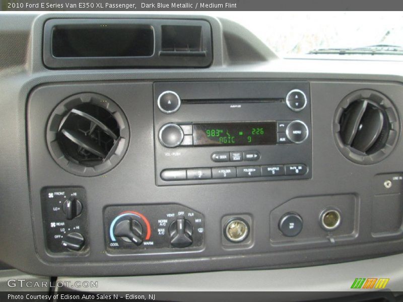 Dark Blue Metallic / Medium Flint 2010 Ford E Series Van E350 XL Passenger