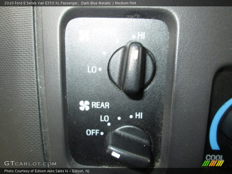 Dark Blue Metallic / Medium Flint 2010 Ford E Series Van E350 XL Passenger