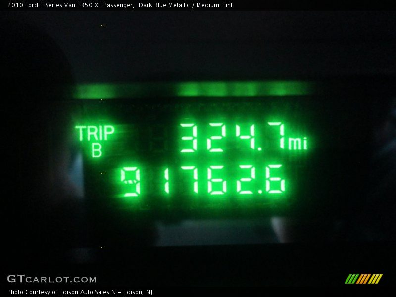 Dark Blue Metallic / Medium Flint 2010 Ford E Series Van E350 XL Passenger