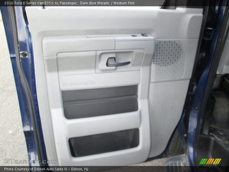 Dark Blue Metallic / Medium Flint 2010 Ford E Series Van E350 XL Passenger