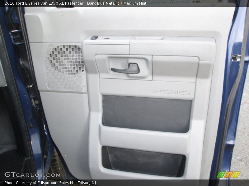 Dark Blue Metallic / Medium Flint 2010 Ford E Series Van E350 XL Passenger