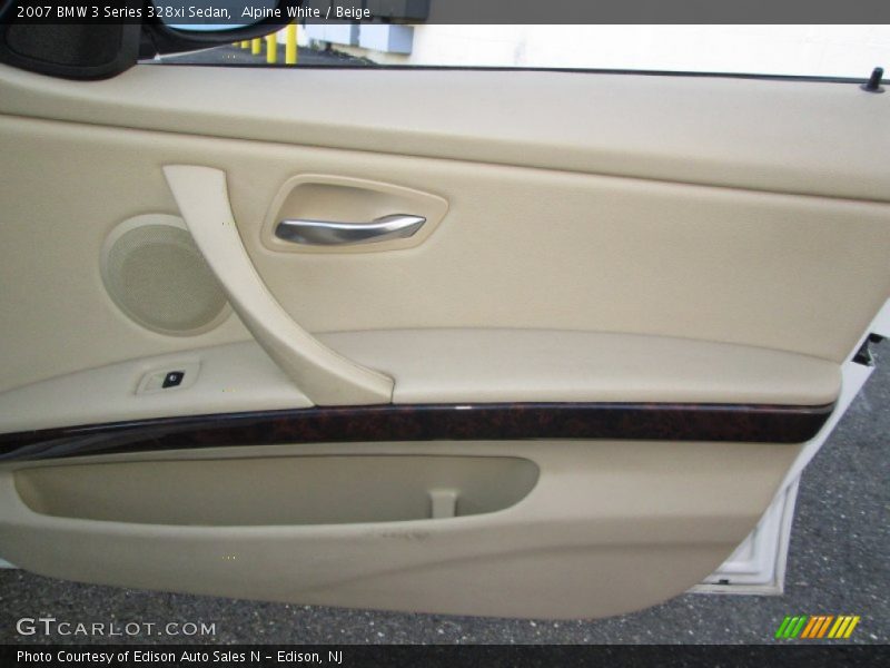 Alpine White / Beige 2007 BMW 3 Series 328xi Sedan
