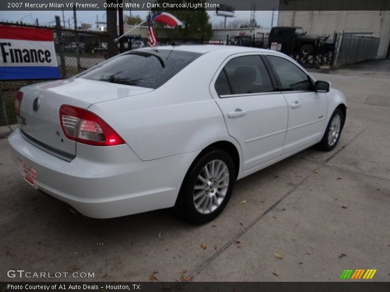 Oxford White / Dark Charcoal/Light Stone 2007 Mercury Milan V6 Premier