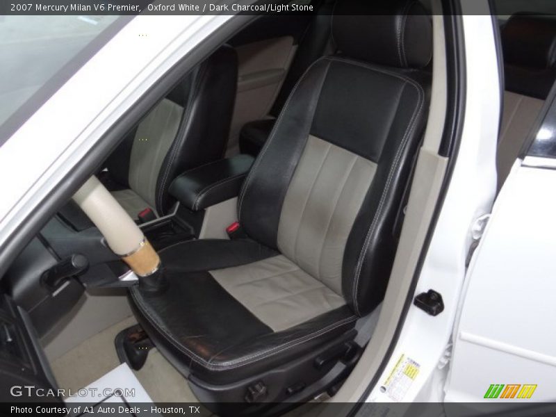 Oxford White / Dark Charcoal/Light Stone 2007 Mercury Milan V6 Premier
