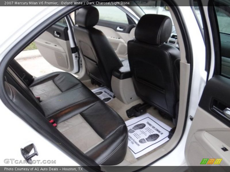 Oxford White / Dark Charcoal/Light Stone 2007 Mercury Milan V6 Premier