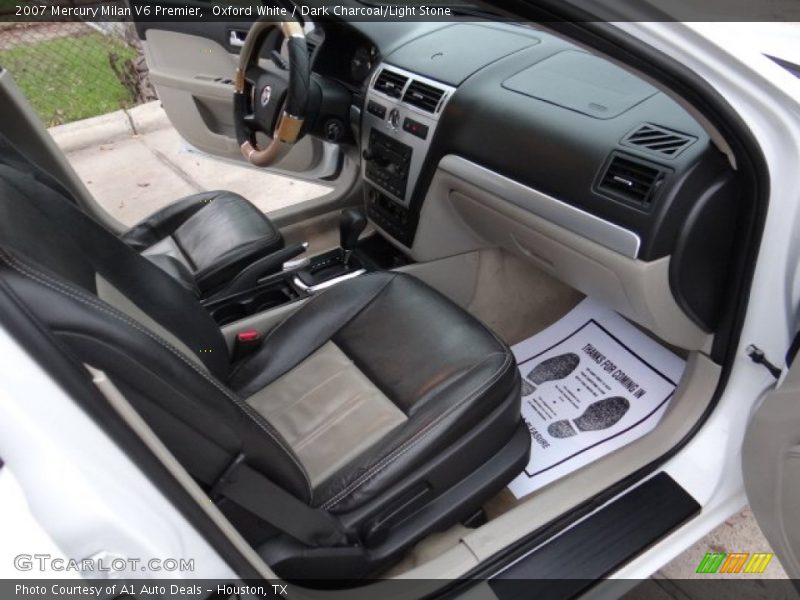 Oxford White / Dark Charcoal/Light Stone 2007 Mercury Milan V6 Premier