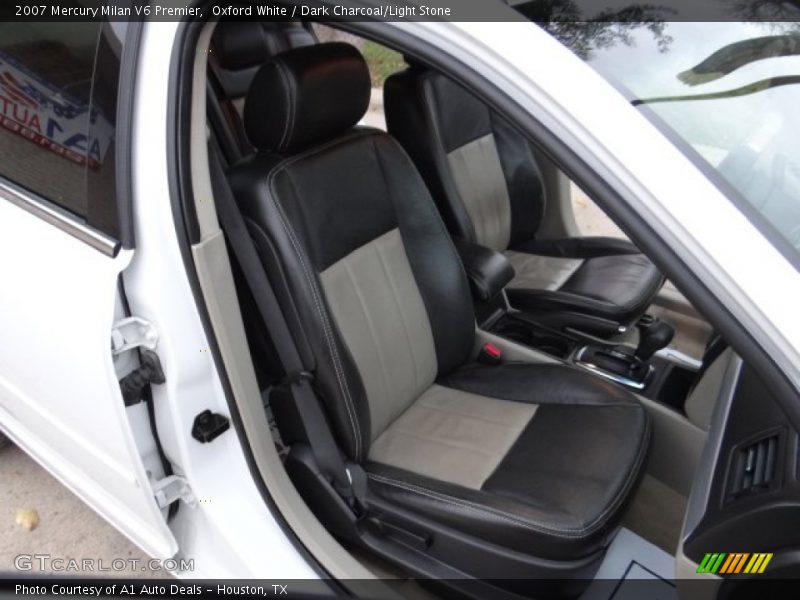 Oxford White / Dark Charcoal/Light Stone 2007 Mercury Milan V6 Premier
