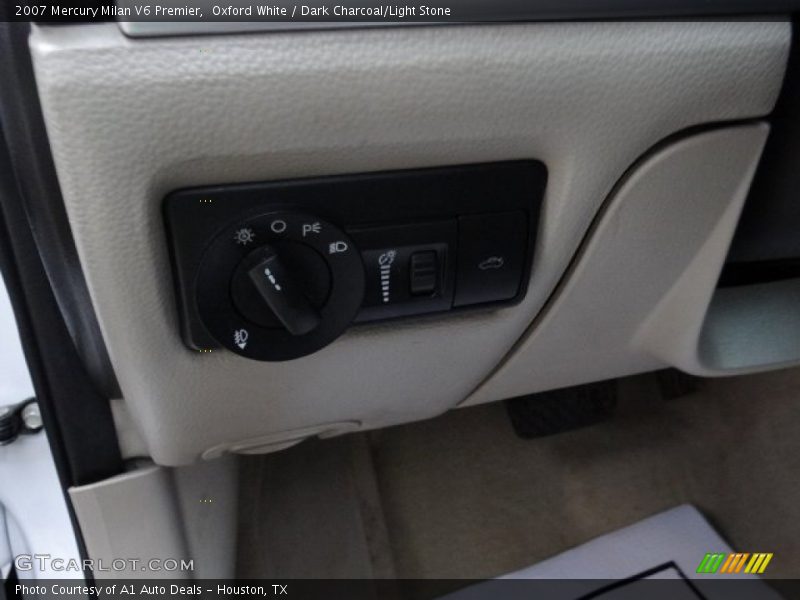 Oxford White / Dark Charcoal/Light Stone 2007 Mercury Milan V6 Premier