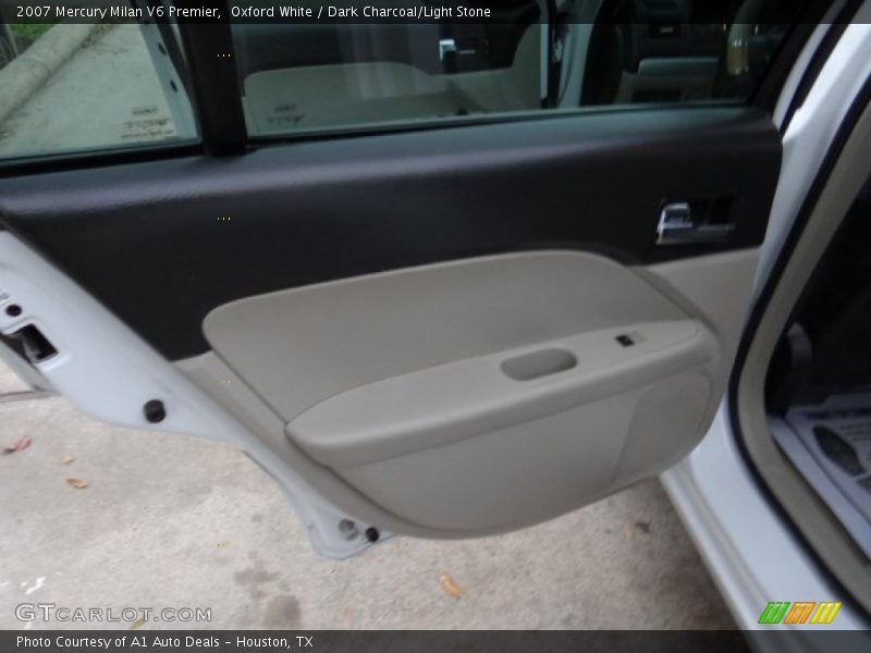 Oxford White / Dark Charcoal/Light Stone 2007 Mercury Milan V6 Premier