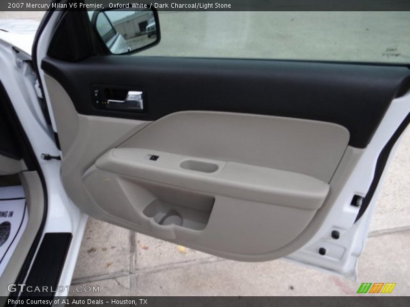 Oxford White / Dark Charcoal/Light Stone 2007 Mercury Milan V6 Premier