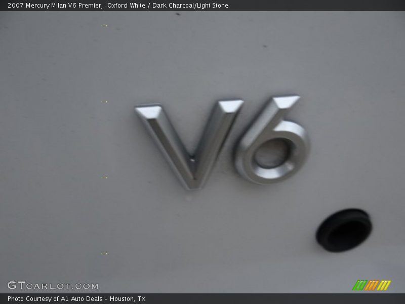 Oxford White / Dark Charcoal/Light Stone 2007 Mercury Milan V6 Premier