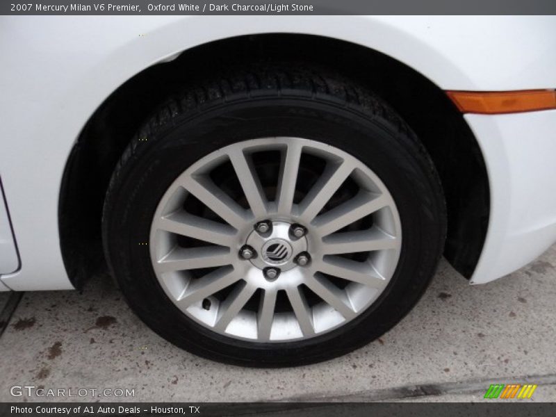 Oxford White / Dark Charcoal/Light Stone 2007 Mercury Milan V6 Premier