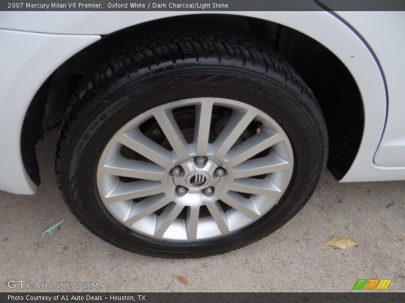 Oxford White / Dark Charcoal/Light Stone 2007 Mercury Milan V6 Premier
