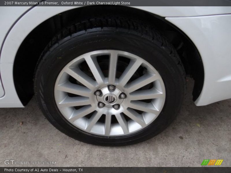Oxford White / Dark Charcoal/Light Stone 2007 Mercury Milan V6 Premier
