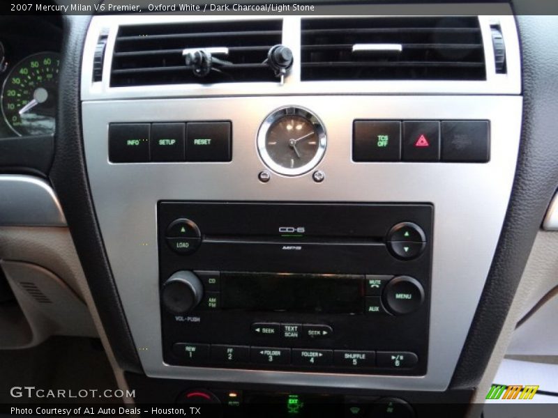 Oxford White / Dark Charcoal/Light Stone 2007 Mercury Milan V6 Premier