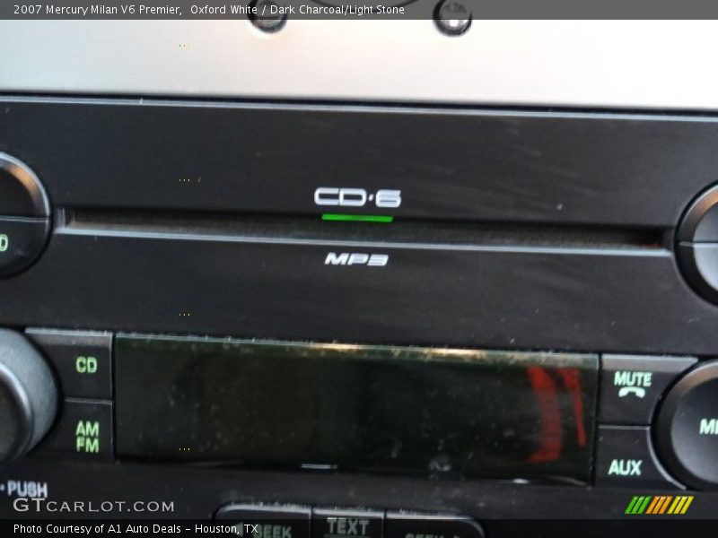 Oxford White / Dark Charcoal/Light Stone 2007 Mercury Milan V6 Premier