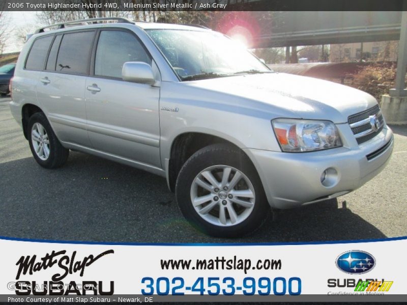 Millenium Silver Metallic / Ash Gray 2006 Toyota Highlander Hybrid 4WD