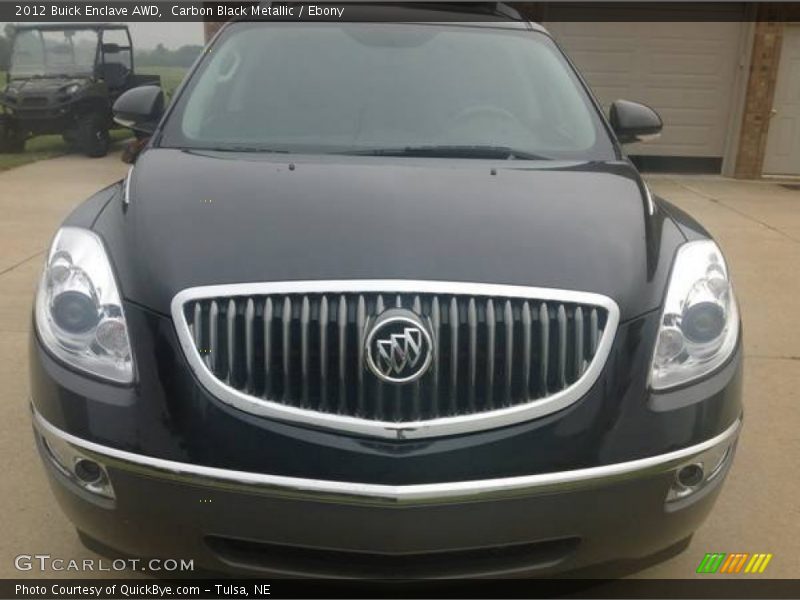 Carbon Black Metallic / Ebony 2012 Buick Enclave AWD