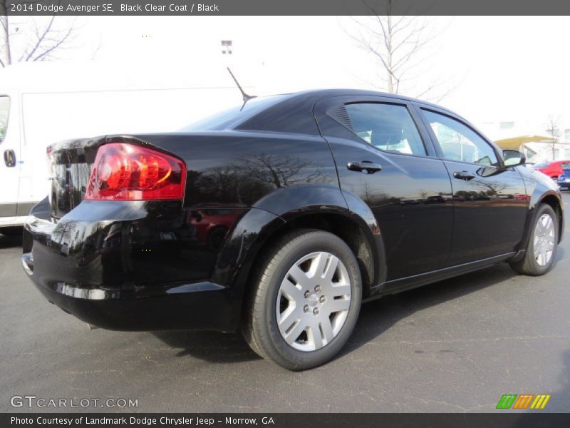 Black Clear Coat / Black 2014 Dodge Avenger SE