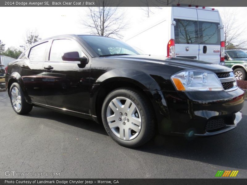 Black Clear Coat / Black 2014 Dodge Avenger SE