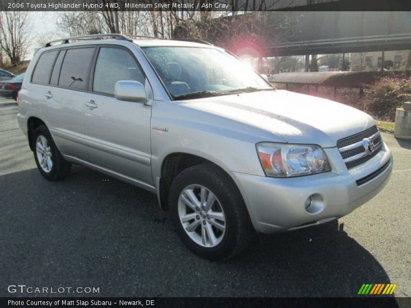 Millenium Silver Metallic / Ash Gray 2006 Toyota Highlander Hybrid 4WD