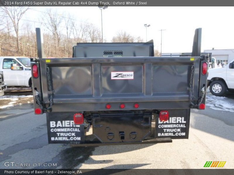 Oxford White / Steel 2014 Ford F450 Super Duty XL Regular Cab 4x4 Dump Truck